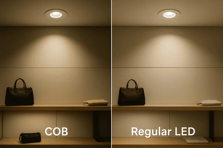 COB spotlight lighting comparison